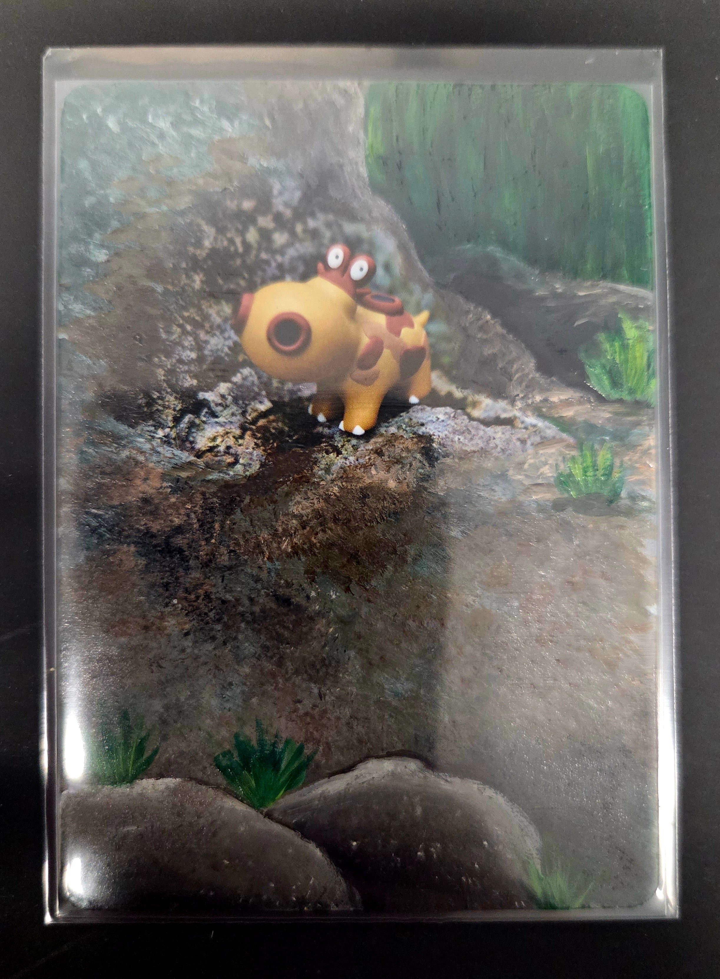 Custom Painted Hippopotas Pokemon Card