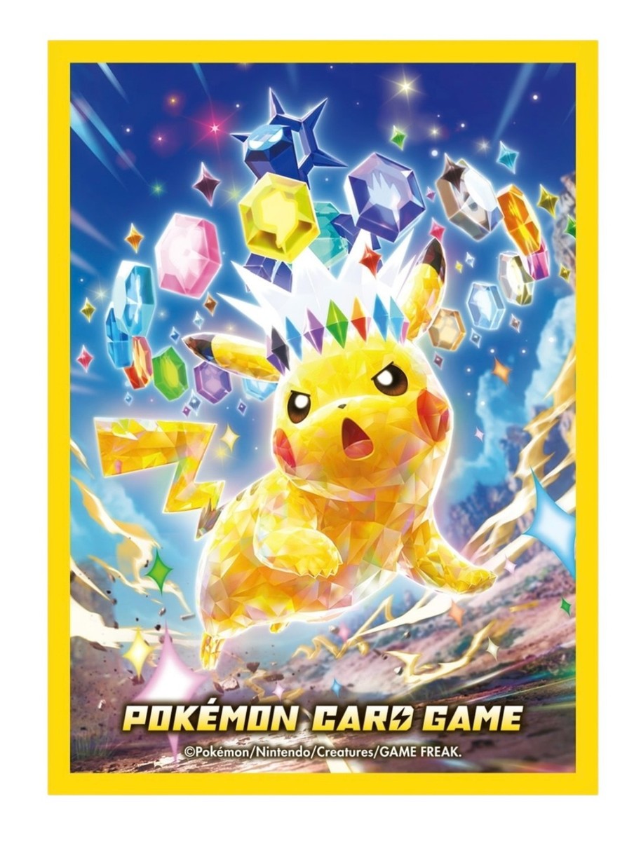 pikachu card sleeves Pokemon Center Tohoku 2025 Grand Re-Opening Set Of 64 Deck (Waraji Festival Version) Pokmon TCG: Pikachu Neon Charge