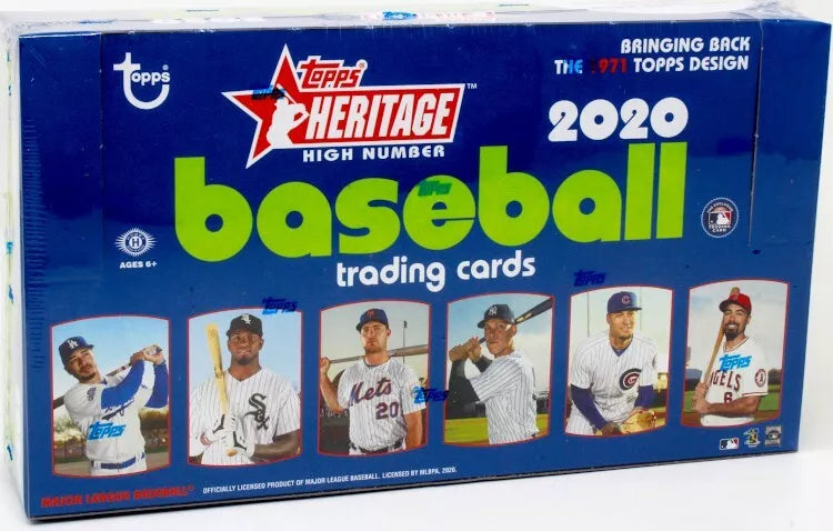 2020 Topps Heritage High Number Baseball Hobby Box