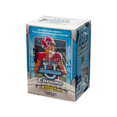 2022 Bowman Chrome Football Blaster Box