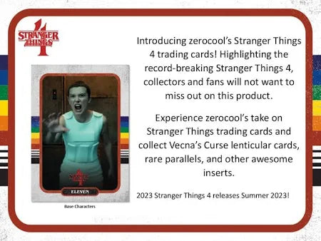 2023 Topps Stranger Things Season 4 Hobby Box