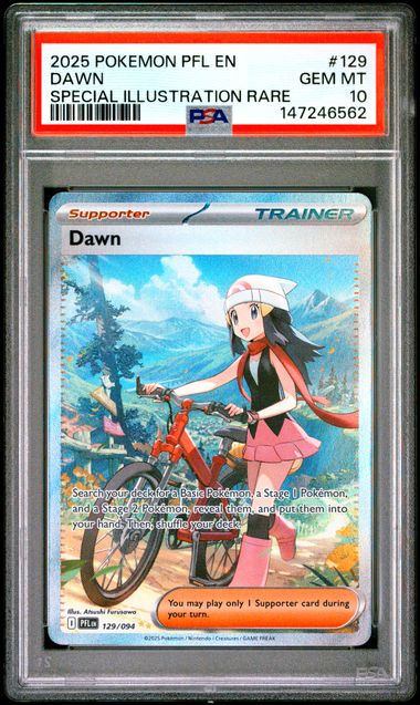 Dawn Special Illustration Rare Phantasmal Flames 129/094 PSA 10