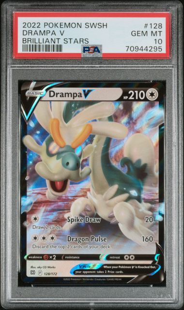 Drampa V Brilliant Stars 128/172 PSA 10