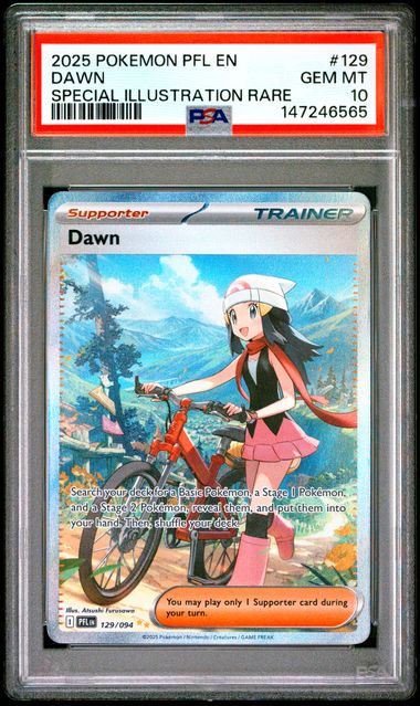 Dawn Special Illustration Rare Phantasmal Flames 129/094 PSA 10