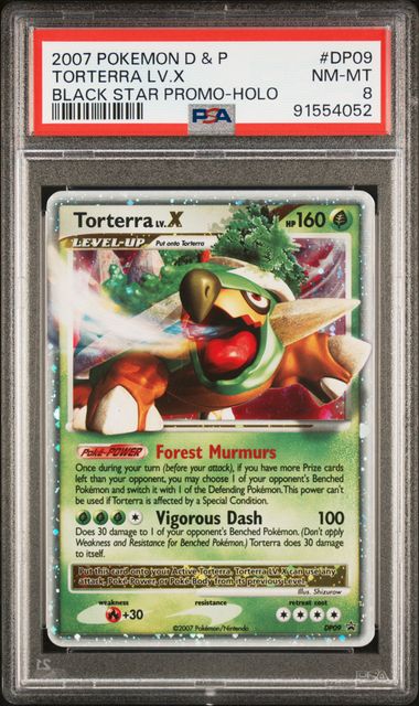 Torterra LV.X DP09 Promo PSA 8