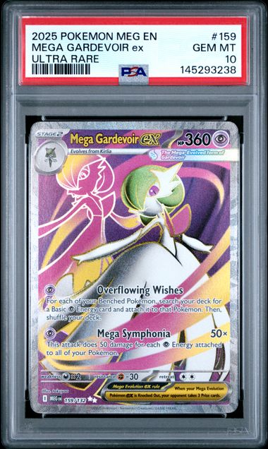 Mega Gardevoir ex Mega Evolution 159/123 PSA 10 Mega Gardevoir ex Mega Evolution 159/123 PSA 10