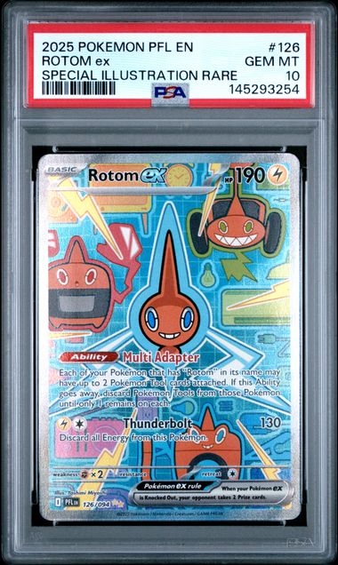 all rotom pokemon cards Rotom ex Phantasmal Flames 126/094 PSA 10