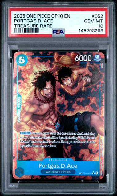 Portgas.D.Ace Royal Blood OP10-052 PSA 10