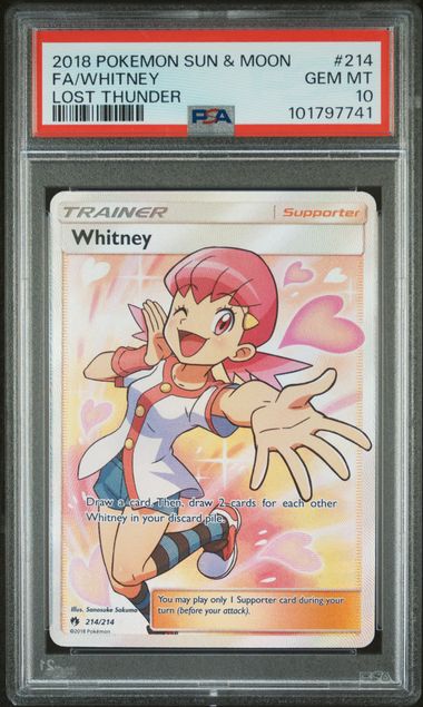 Whitney Lost Thunder 214/214 PSA 10