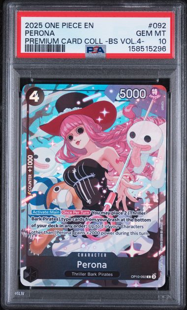 Perona Premium Card Collection -Best Selection Vol 4 092 PSA 10