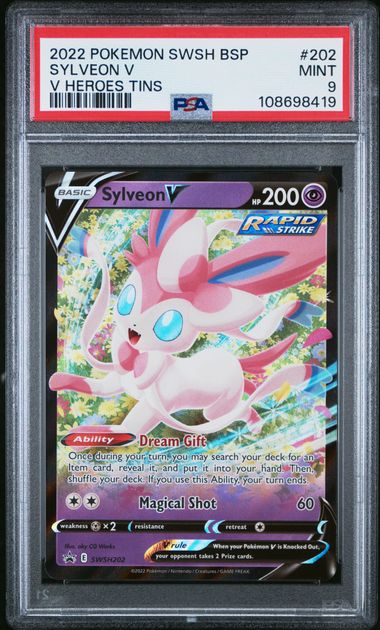 Sylveon V Promo SWSH202 PSA 9