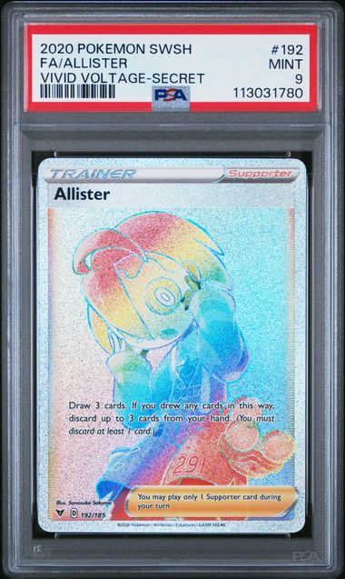 Allister Vivid Voltage 192/185 PSA 9