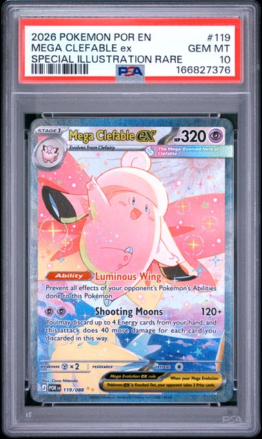 Clefable ex Special Illustration Rare Perfect Order 119/088 PSA 10