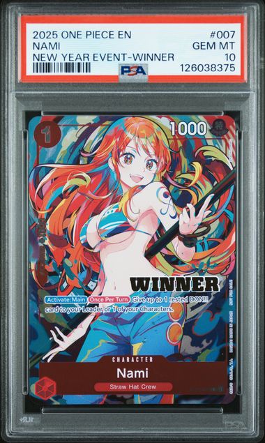 Nami New Year Event-Winner 007 PSA 10