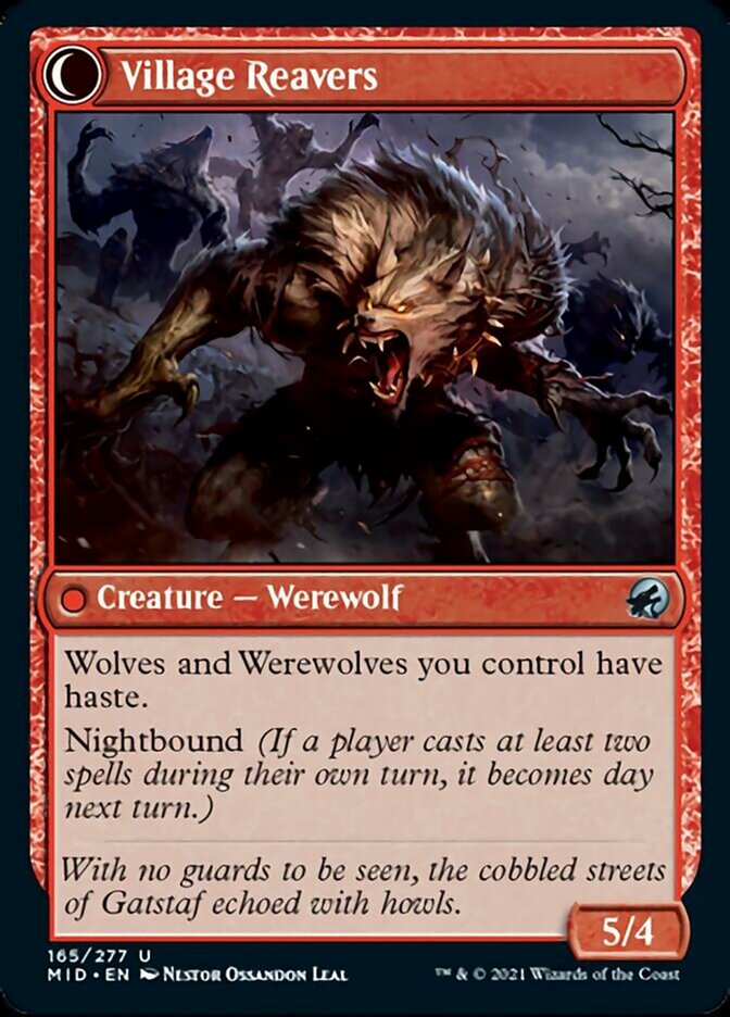 Village Watch // Village Reavers (MID-165) - Innistrad: Midnight Hunt: (Double Faced Transform)