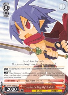 "Overlord's Dignity" Laharl (DG/EN-S03-E114 C) - Disgaea