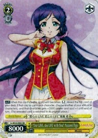 "Our LIVE, the LIFE with You" Nozomi Tojo (LL/W24-E003 RR) - Love Live!