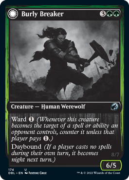 Burly Breaker // Dire-Strain Demolisher (DBL-174) - Innistrad: Double Feature: (Double Faced Transform)