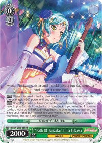 "Path Of Tanzaku" Hina Hikawa (BD/EN-W03-028 RR) - BanG Dream! Girls Band Party! MULTI LIVE