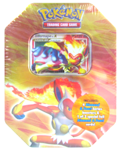 Diamond & Pearl - Collector's Tin (Infernape LV.X) Diamond & Pearl - Collector's Tin (Infernape LV.X)