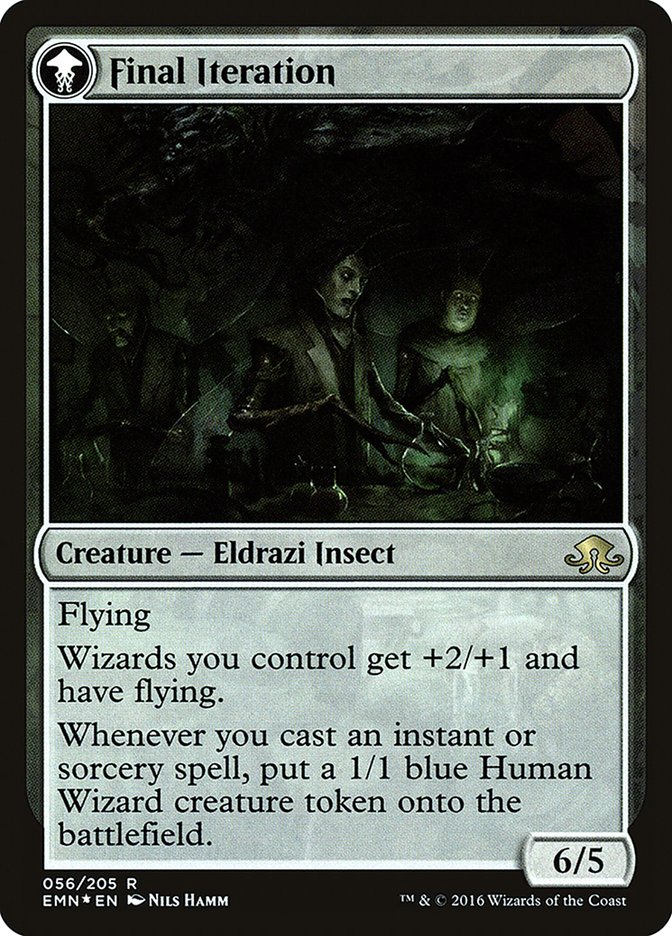 Docent of Perfection // Final Iteration (PRE-56S) - Eldritch Moon Promos: (mooneldrazidfc) Foil
