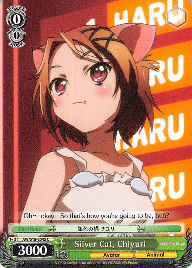 Silver Cat, Chiyuri (AW/S18-E045 C) - Accel World