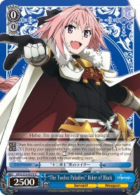 "The Twelve Paladins" Rider of Black (APO/S53-E078 U) - Fate/Apocrypha