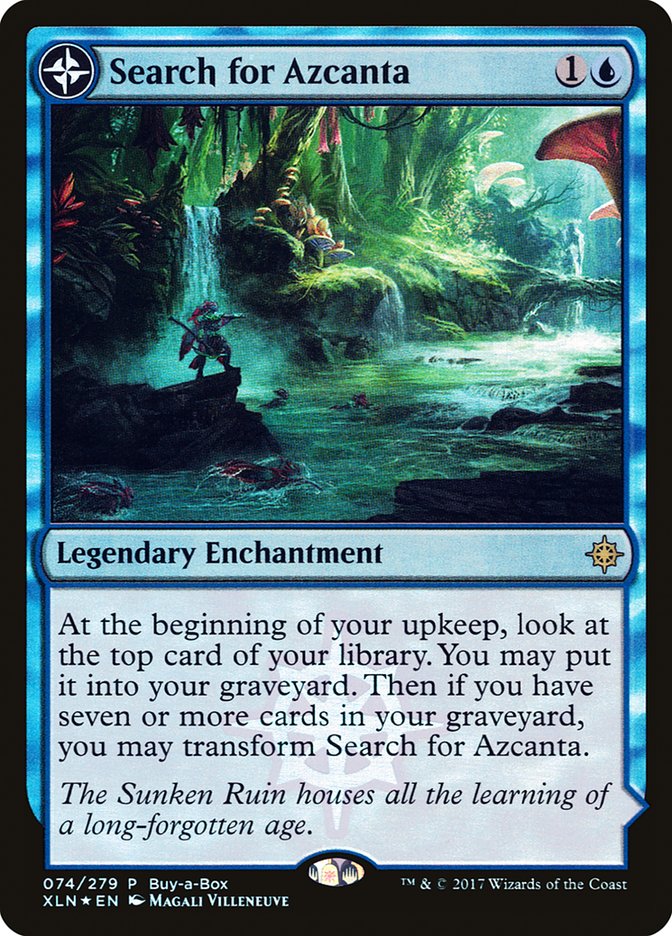 Search for Azcanta // Azcanta, the Sunken Ruin (BABP-074) - XLN Treasure Chest: (compasslanddfc) Foil