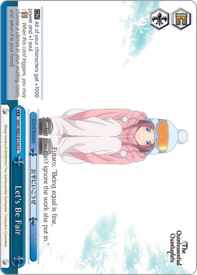 Let's Be Fair (5HY/W83-E134 CC) - The Quintessential Quintuplets