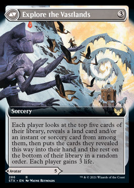 Wandering Archaic // Explore the Vastlands (STX-286) - Strixhaven: School of Mages: (Extended Art)