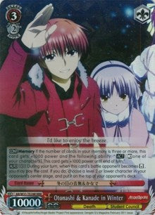 Otonashi & Kanade in Winter (RRR) (AB/W31-TE24R RRR) - Angel Beats! Re:Edit