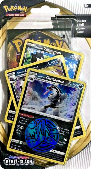 Sword & Shield: Rebel Clash - Single Pack Blister (Galarian Obstagoon, Sword & Shield: Rebel Clash - Single Pack Blister (Galarian Obstagoon,