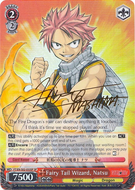 Fairy Tail Wizard, Natsu (SP) (FT/EN-S02-053SP SP) - Fairy Tail ver.E