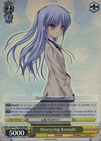 Worrying Kanade (RRR) (AB/W31-E008R RRR) - Angel Beats! Re:Edit