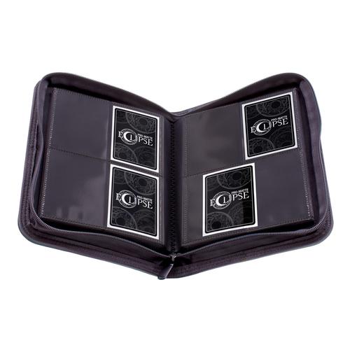 Ultra Pro 4-Pocket Zippered Suede Binder