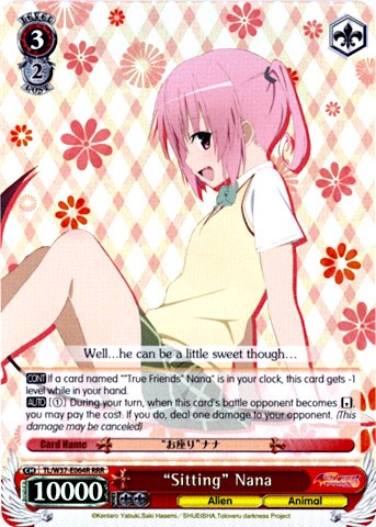 "Sitting" Nana (RRR) (TL/W37-E064R RRR) - To Loveru Darkness 2nd