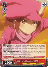 Ability of a Champion, LLENN (GGO/S59-E051 U) - Gun Gale Online