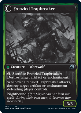 Outland Liberator // Frenzied Trapbreaker (DBL-190) - Innistrad: Double Feature: (Double Faced Transform)