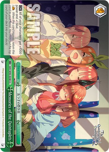 Memories of the Quintuplets (5HY/W90-E048 CC) - The Quintessential Quintuplets 2