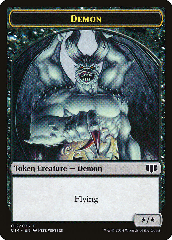 Demon (C14-012) - Commander 2014 Tokens