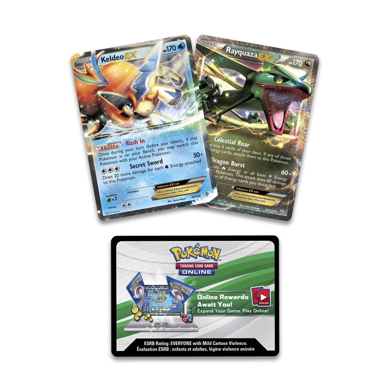 XY: Steam Siege - Battle Arena Decks (Rayquaza vs. Keldeo)