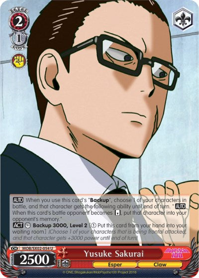 Yusuke Sakurai (MOB/SX02-054 U) - Mob Psycho 100