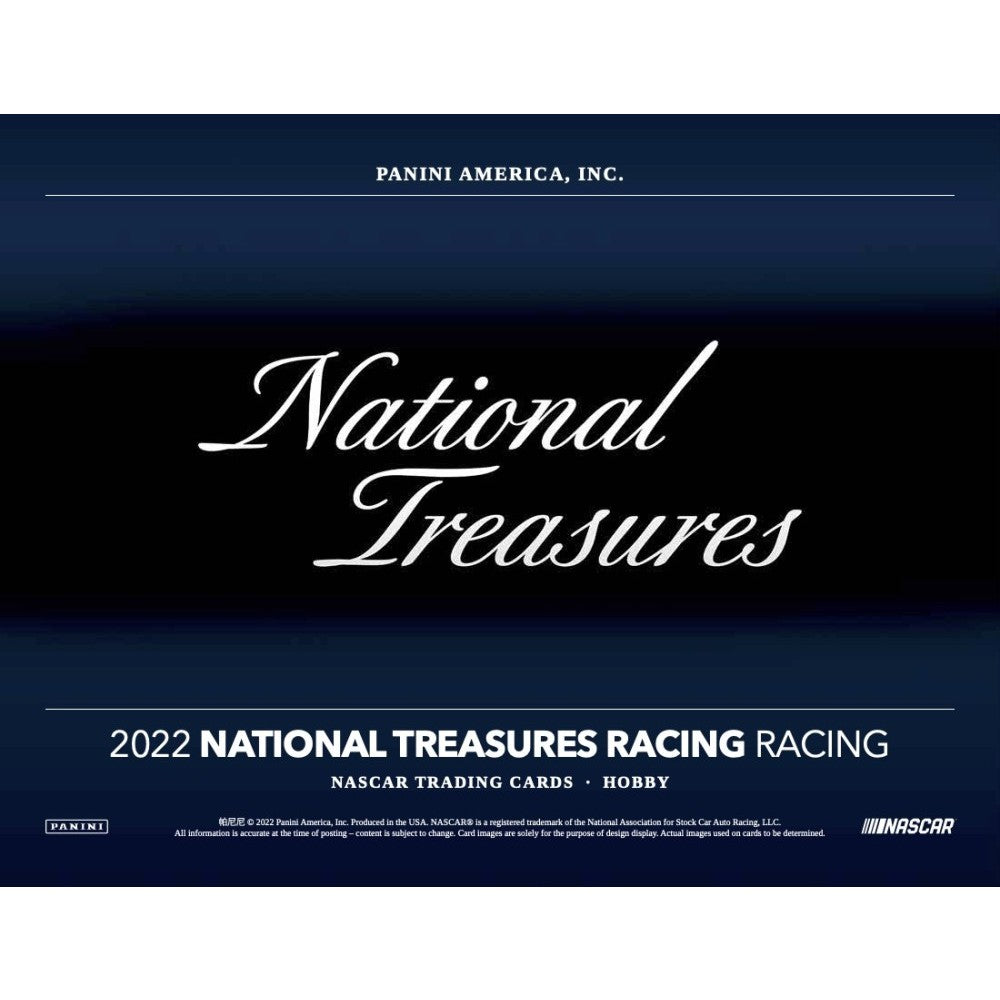 2022 Panini National Treasures Racing Hobby Box