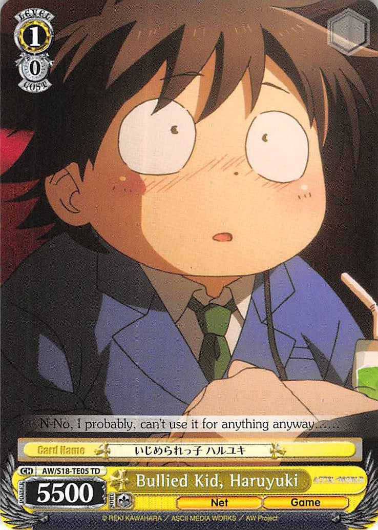 Bullied Kid, Haruyuki (AW/S18-TE05 TD) - Accel World