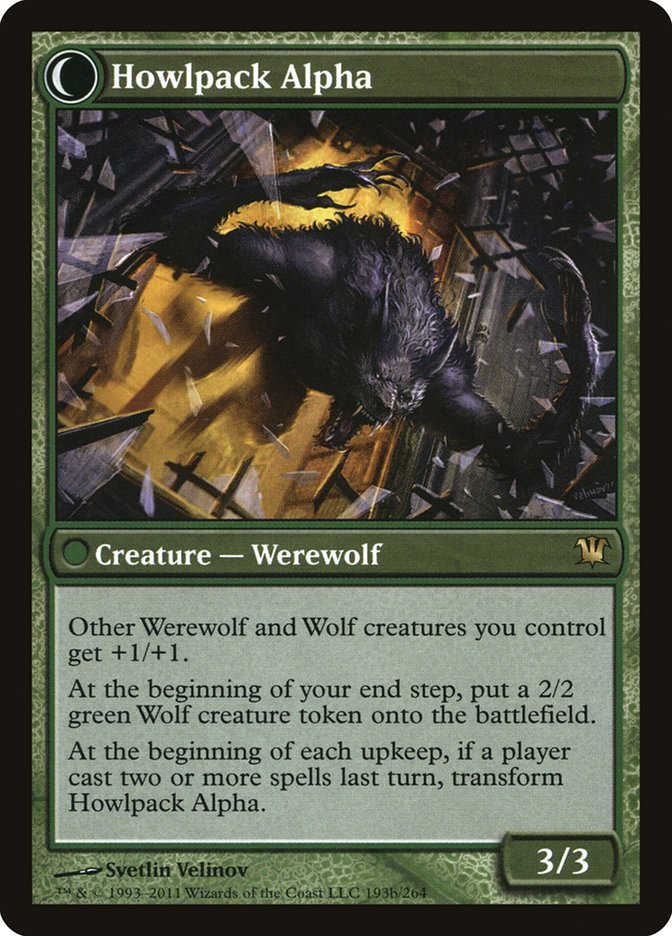 Mayor of Avabruck // Howlpack Alpha (ISD-193) - Innistrad: (Double Faced Transform)