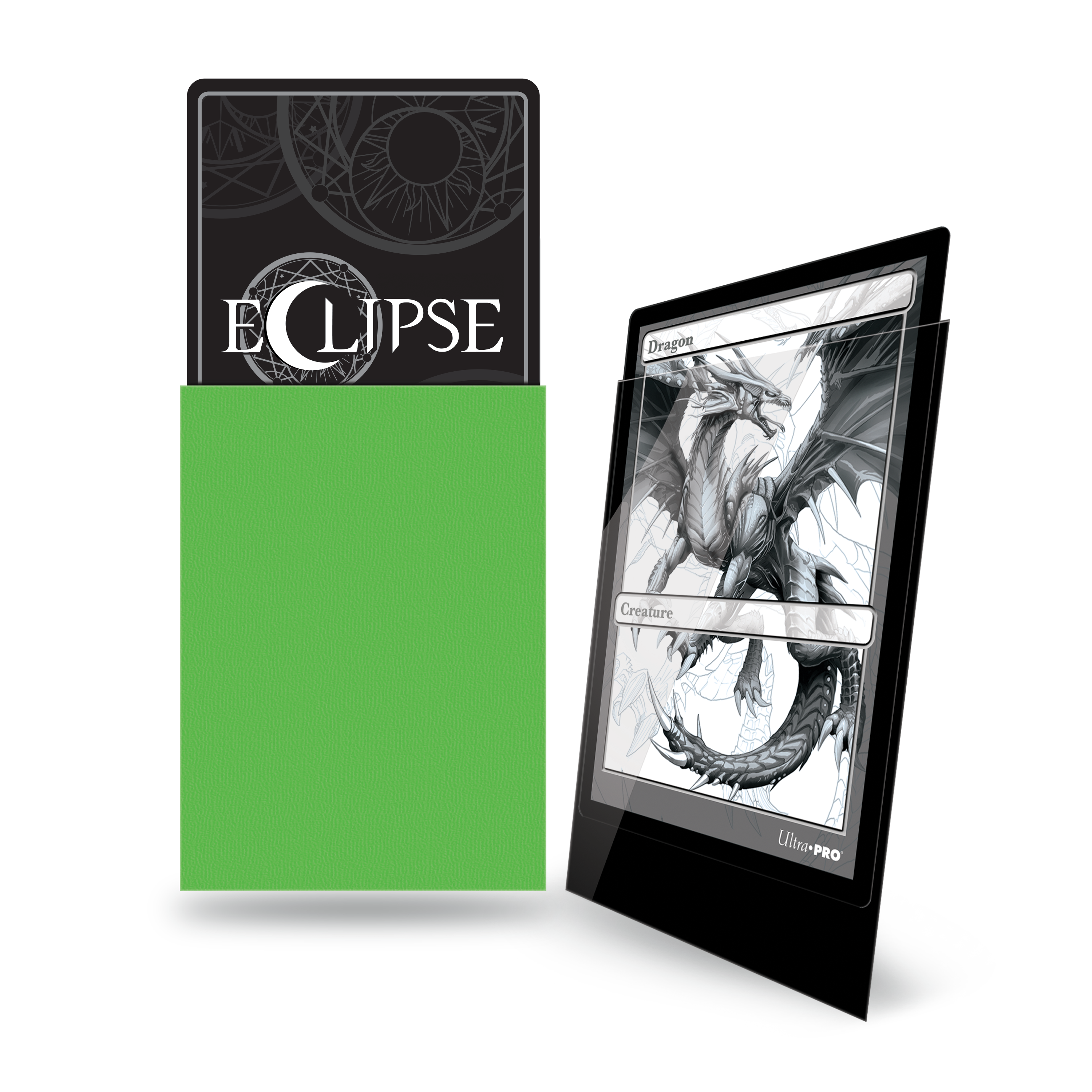 Ultra PRO: Standard 100ct Sleeves - Eclipse Gloss (Lime Green)