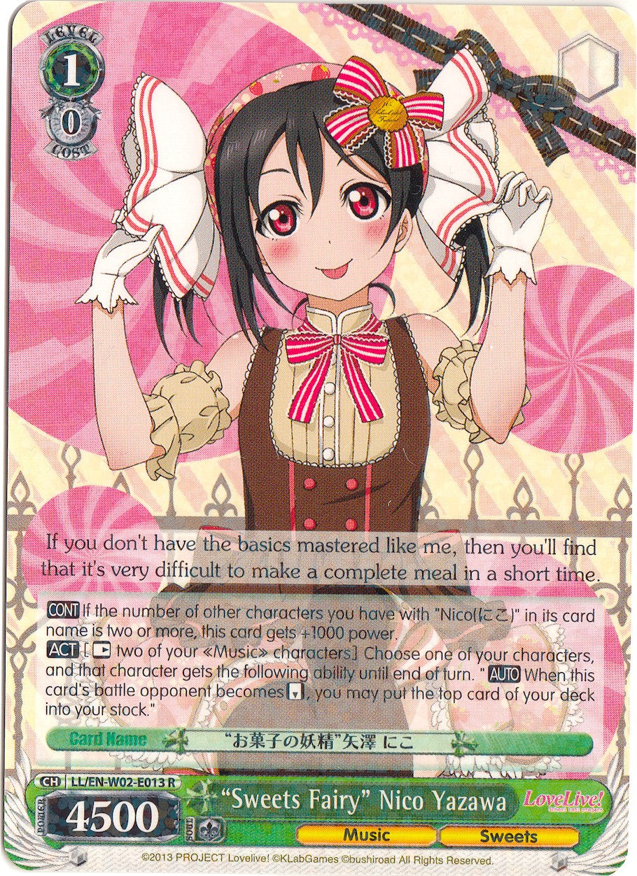 "Sweets Fairy" Nico Yazawa (LL/EN-W02-E013 R) - Love Live! DX Vol.2