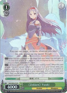 "Zekken" Yuuki (Parallel Foil) (SAO/SE26-E10 R) - Sword Art Online II Vol.2