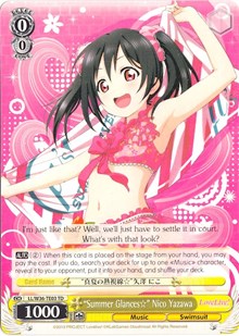 "Summer Glances" Nico Yazawa (LL/W36-TE03 TD) - Love Live! Vol. 2