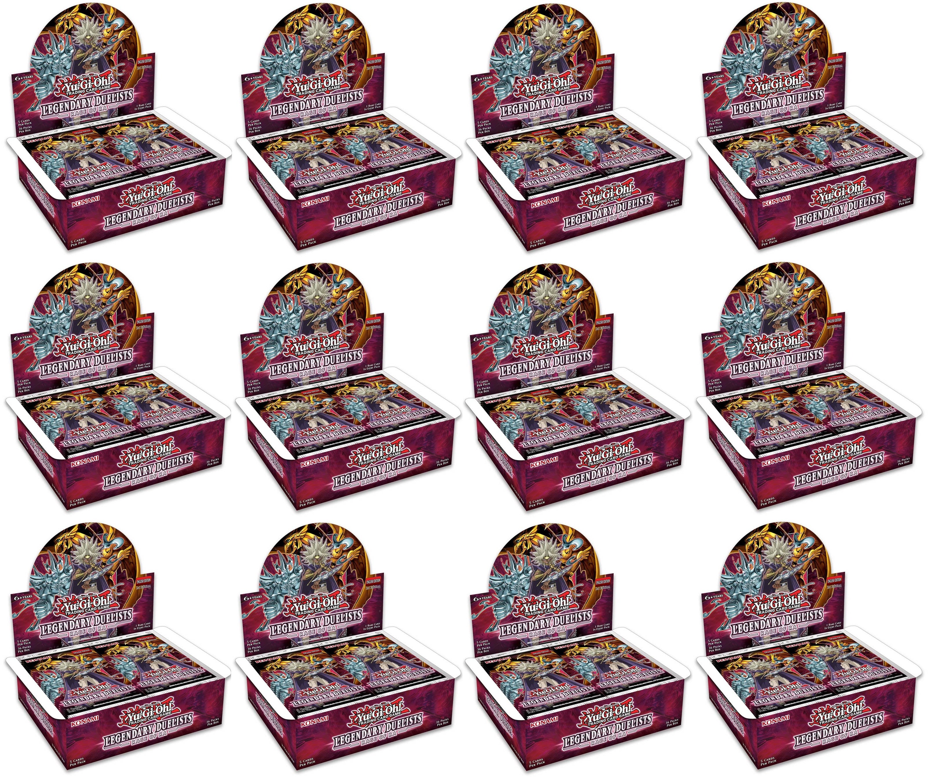 Legendary Duelists: Rage of Ra - Booster Box Case (1st Edition)